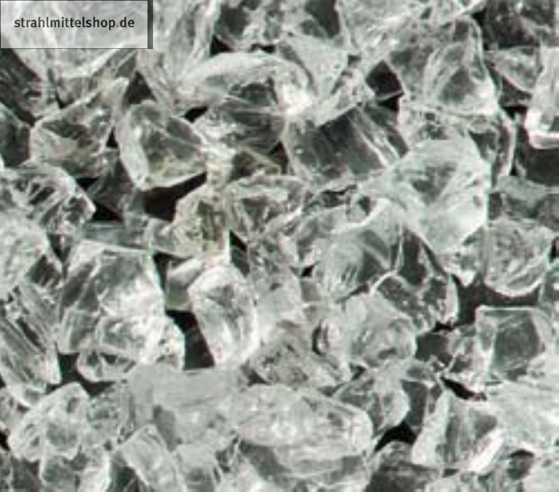 25kg Glasgranulat Korngroesse 0.08-0.150mm/ (80-150 Mikrometer)/ 80-150µm